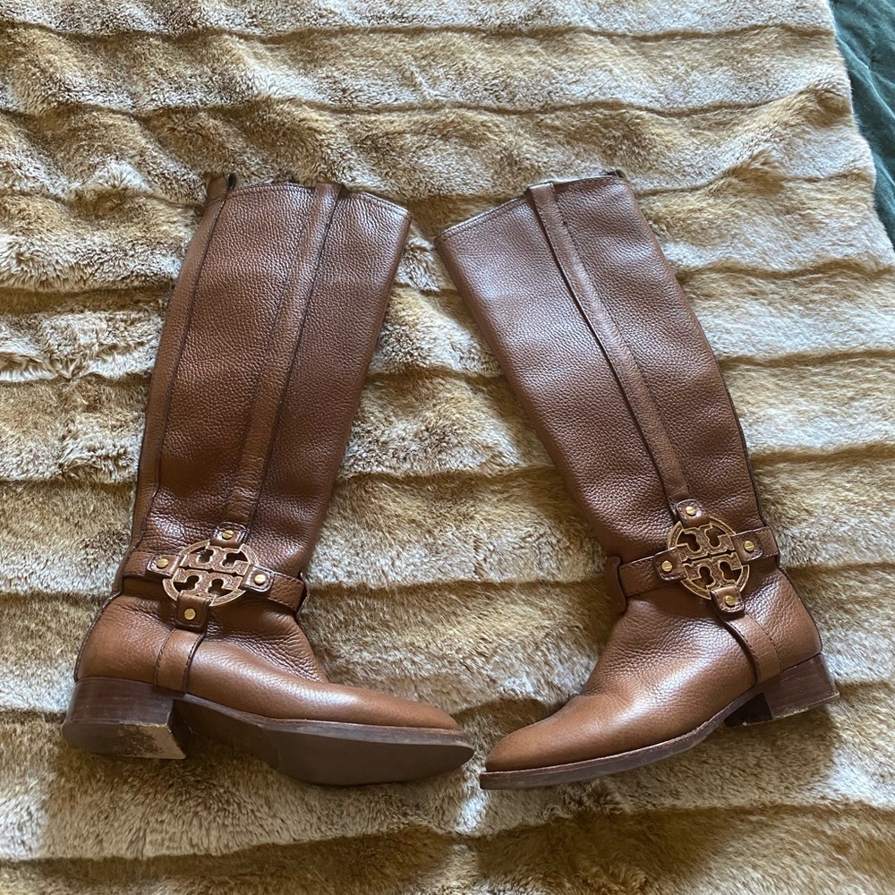 Tory Burch miller riding boots